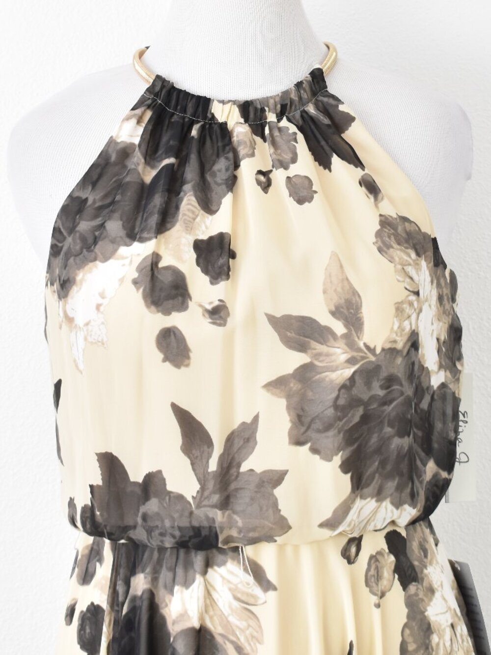 Eliza J Floral High Low Chiffon Floral Formal Dress NEW - 12 - Picture 2 of 11